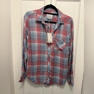 Rails flannel long sleeve top new never worn with tags